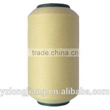 Dyed yellow color Spandex Nylon covered yarn for Seamless Underwear with good elasticity