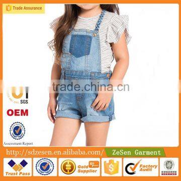 2016 New Children Clothing Frocks Designs Kid Dress Overalls