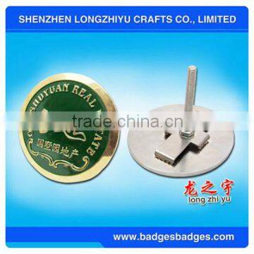 Custome Metal Car Emblem Badge With Screw Attached