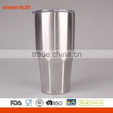 30oz Non-slip Base Stainless Steel Vacuum Tumbler With Sliding Cap