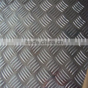 7055 aluminum alloy plain diamond metal sheet / plate