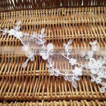 Extra Large Crocheted Lace Applique For Bridal,Lace Applique Patch
