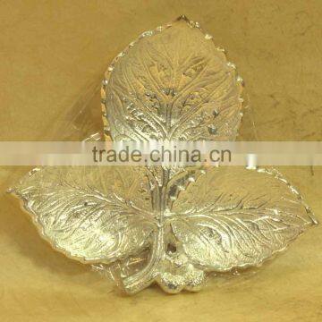 Silver Small Leaf With Spoon Gift Set photo-2