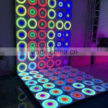 Newest Patented 610*610mm led Dynamic Dance floor cheap led wedding dance floor for night club