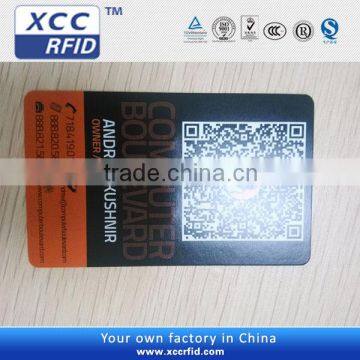 Low price rfid card with QR code t5577