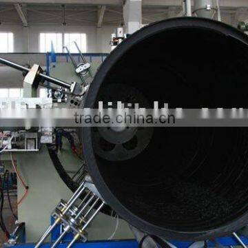 Plastic HDPE Sprial Winding Pipe Extrusion Production Line