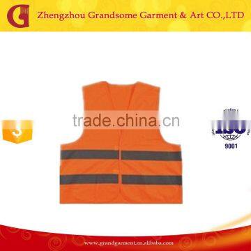 Orange High Visibility Reflective Safety Vest