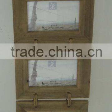 antique and exquisite hanging wooden photo frame