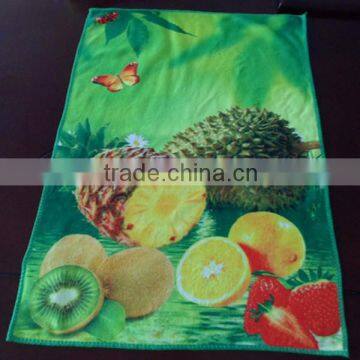 microfiber printed tea towel