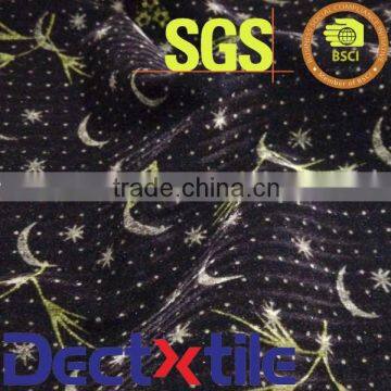 100%Polyester Embossed Flocking Knitted Fabric Roll For Sofa photo-2