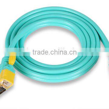 Top Quality 3+6 VGA Cable New Premium PVC Jacket for computer monitor