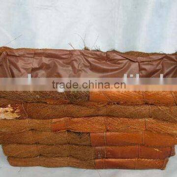 Palm Bark Rectangular Basket