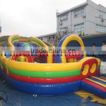 Boot Camp Inflatable Obstacle Courses/ Inflatable Obstacle Bouncer With Slide photo-3