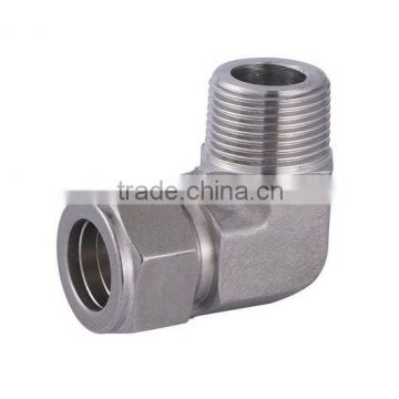 male elbow, street elbow, compression tube fitting