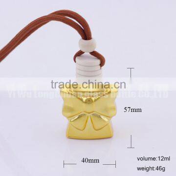 12ml Clear Glass Vial Nature Oil Pendant Necklace Air Freshener Auto Perfume Diffuser