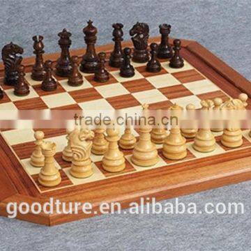 Luxury Fine Skilled Wooden Chess Set With King Height 9.7cm photo-4