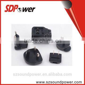 exchange usb power adapter 5v 2a with USA EU UK AU plugs