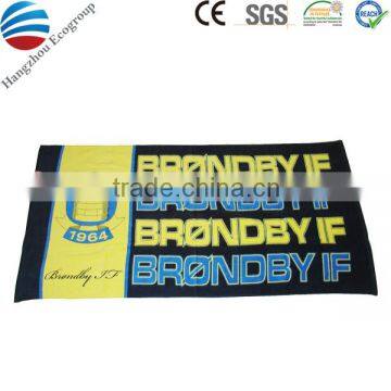 Customized printing high quality multifunctional cotton beach towel