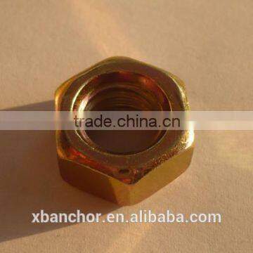 din934/ 4.8grade nut M10/ with zinc palted fastener made in hebei handan