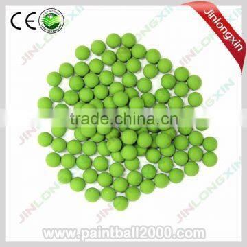 0.50'' Natural Solid Rubber Ball for Paintball Game