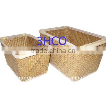 2015 New Product Palm Leaf Basket For Home Decoration And Furniture