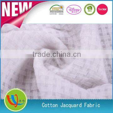 2014/2015 hot china cotton jacquard check fabric