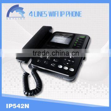 4 line sip ip phone internet phone call wifi ip phone 4 sip ip phone cheap