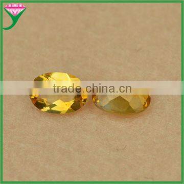 Wholesale Charming loose oval shape natural yellow topaz price