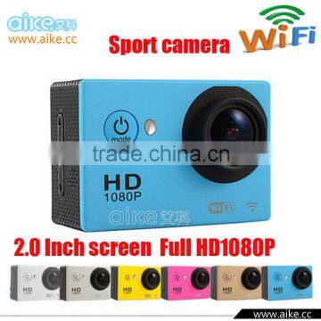 New SJ6000 Style W9 WIFI Action Camera 2.0"LCD Full HD 1080P Camcorder 12MP CMOS Diving 30M Waterproof Sports DV Video Cam