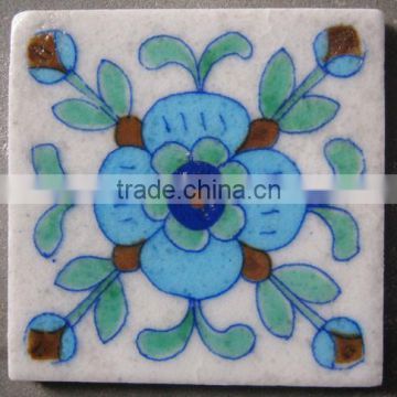 vintage Handmade jaipur online blue pottery tiles