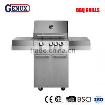 Stainless Steel 4 Burner Barbecue Grill photo-3