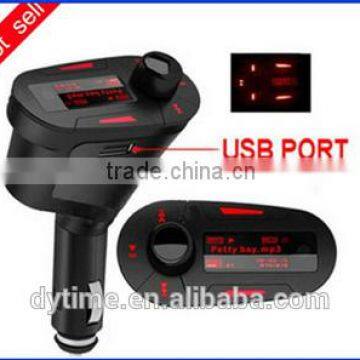 360-Degrees Rotatable instructions car mp3 player fm transmitter usb, with Multi-Functional Interfaces Car FM Transmitter