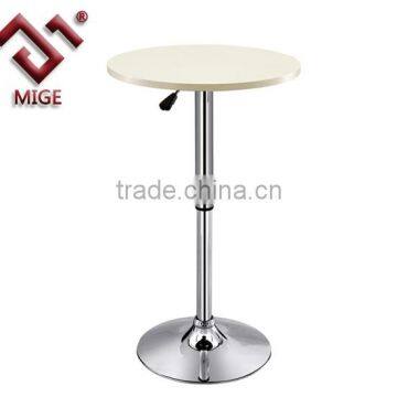 Round shape adjustable table