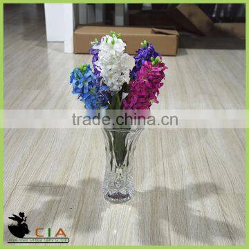 Hot New Products Wedding Artificial Fabric Flowers , Artificial Hyacinth