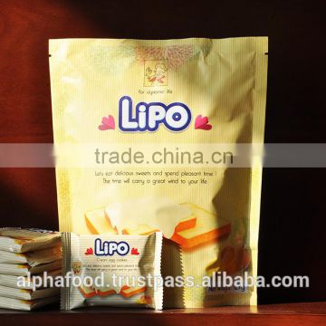 LIPO EGG COOKIES 129G/BAG - DELICIOUS BISCUITS