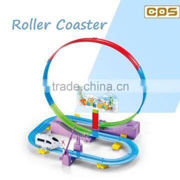 Simply assemble rail train electric slot toy