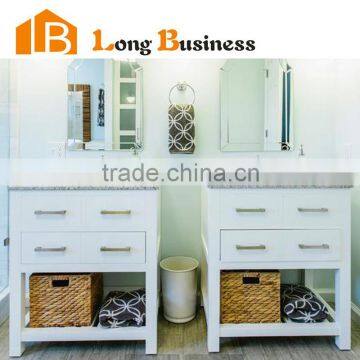 LB-AL2011 Double MDF lacquer bathroom vanity