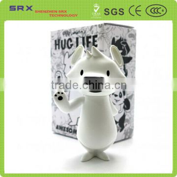 Hot White Blank Cute Samll Bear DIY Vinyl Toys/Custom Painted 3D Blank Animals PVC Vinyl Toy/OEM PVC Vinyl Toys China Factory