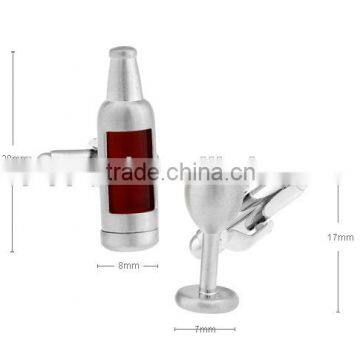 Wine Bottle Cup Cufflinks photo-2