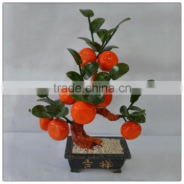 Jade 8 Piece Orange Tree big size ,natural stone tree ,money trees sale