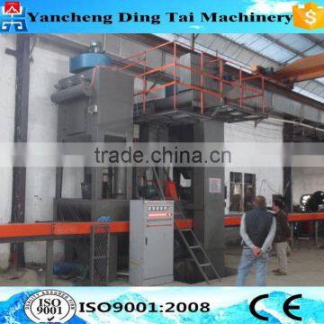 Round steel shot blasting machine