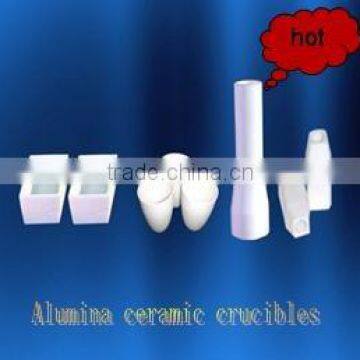 hot high Alumina ceramic crucibles factory