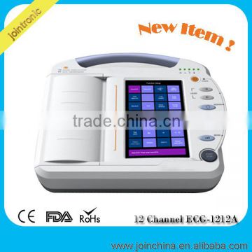 12 Channel ECG EKG Machine, CE Approved Holter monitor ekg