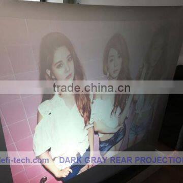 Adhesive rear projection screen film,window display foil,high resolution glass projection film