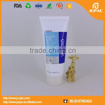 Facial Cleanser Cosmetic Tube Packaging with Flip Cap, Plastic Tubes for Cosmetics