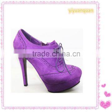 Purple beautiful boots women high heel boots