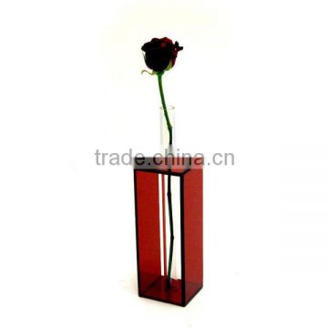 JLP customized acrylic cylinder vase