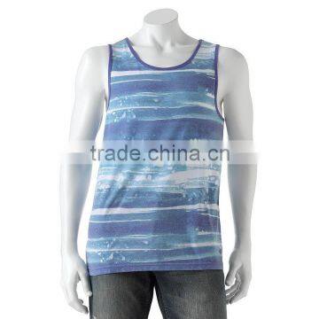 2015 high quality Bodybuilding sublimated gym singlets for men