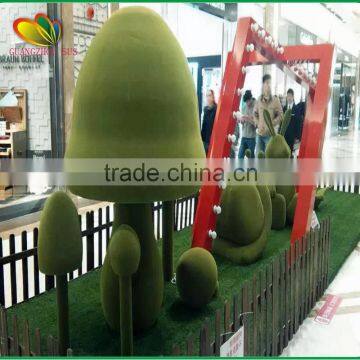 Garden decoration artificial grass animal flocking craft topiary animal