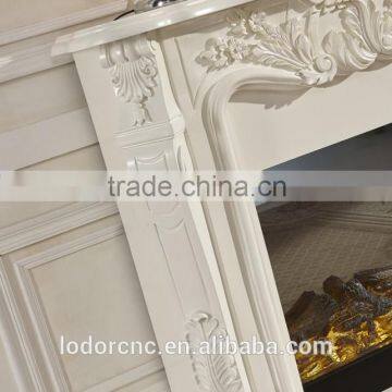 Electric Artificial Fire Flame With Solid Wood Mantel photo-3